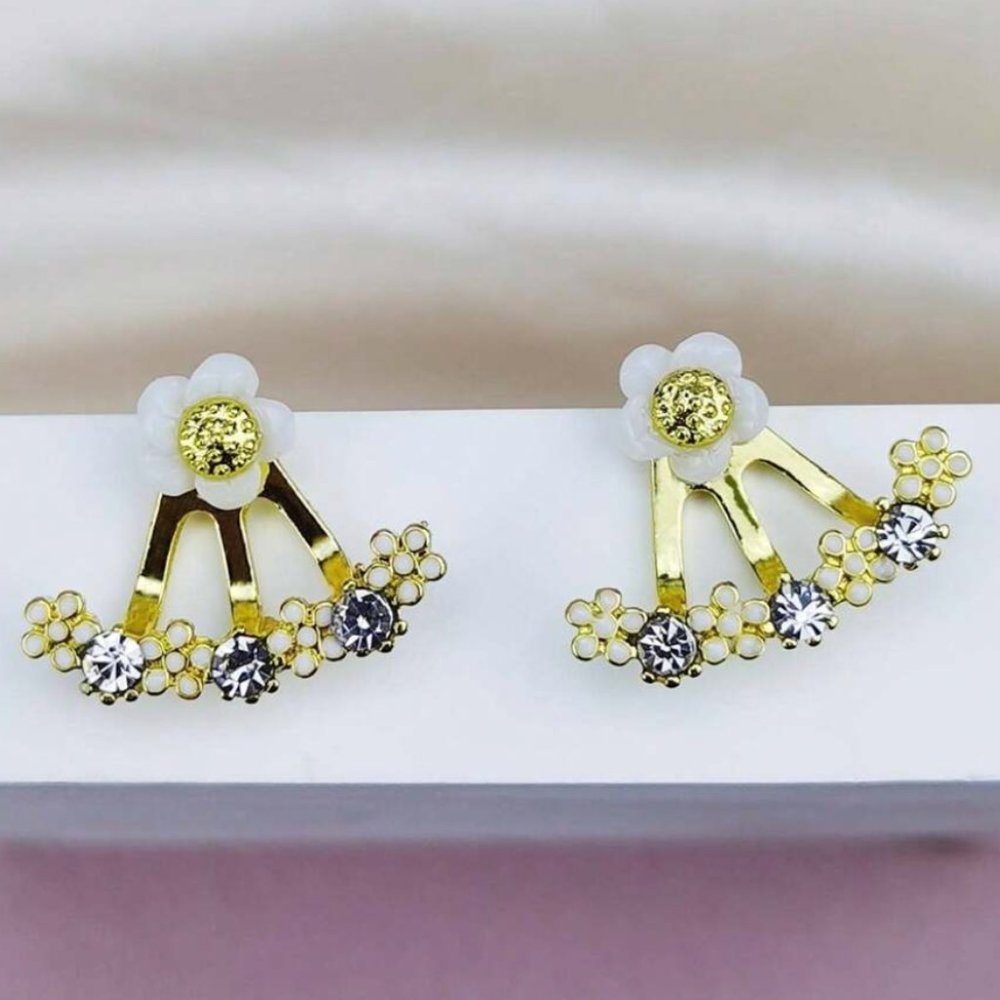 Flowers earrings - Picture 3 of 5